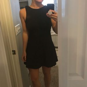 Black skater dress